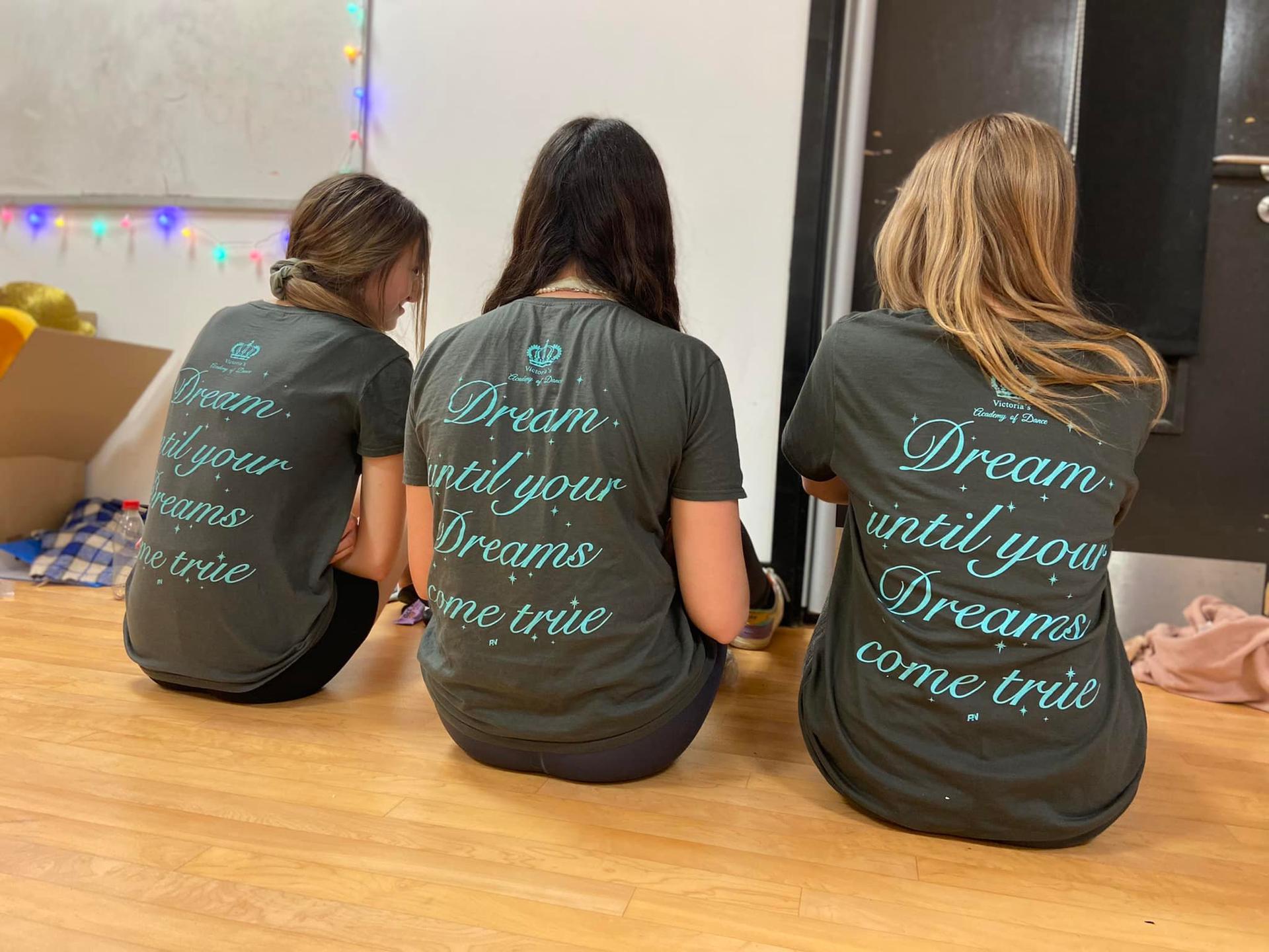 T-shirts from Victoria's Academy of Dance